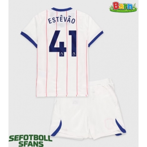 Chelsea Estevao Willian #41 Tredjeställ Barn 2026-27 Kortärmad (+ Korta byxor)